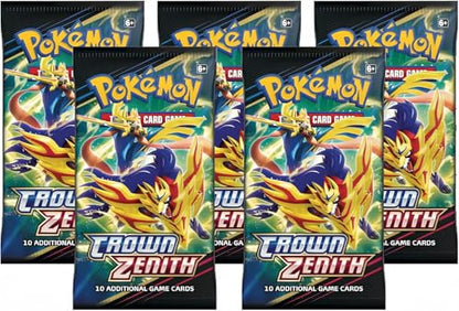 Pokemon Sword & Shield Crown Zenith | 5 Booster Packs