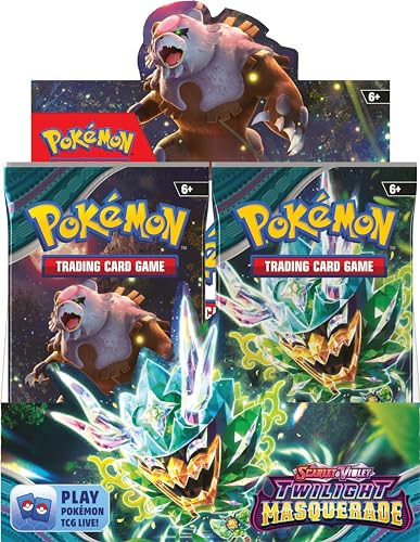 Pokémon TCG: Scarlet & Violet. Collectible Cards Twilight Masquerade Booster Display Box (36 Boosters)