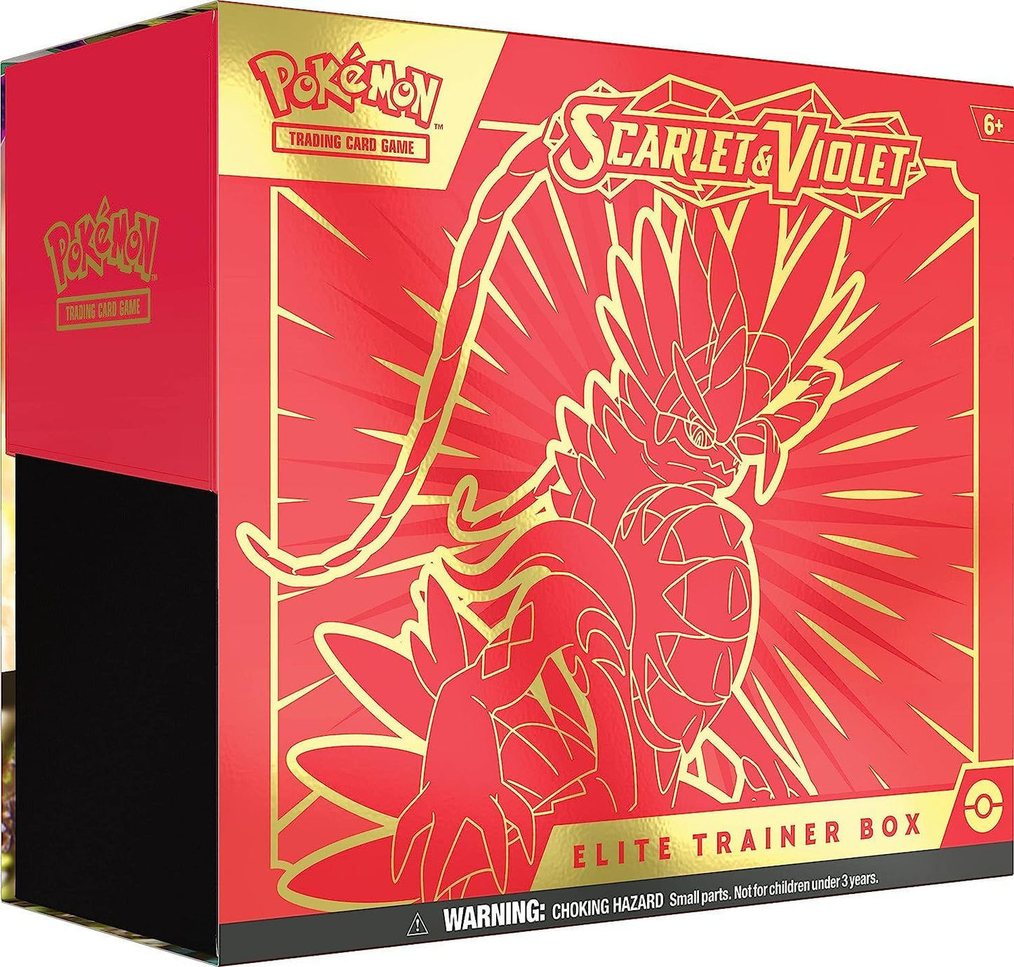 Pokémon TCG: Scarlet & Violet Elite Trainer Box-Koraidon Red(1 Full Art Promo Card. 9 Boosters and Premium Accessories)